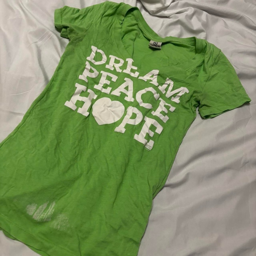 SOLD- Victoria's Secret Pink Green Tee Y2K